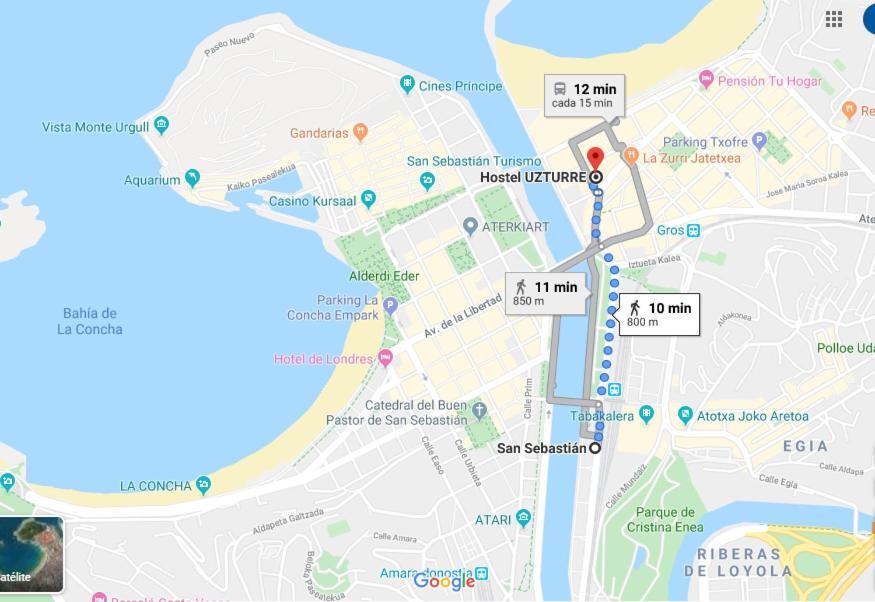 Pension Uzturre 圣塞瓦斯蒂安 外观 照片